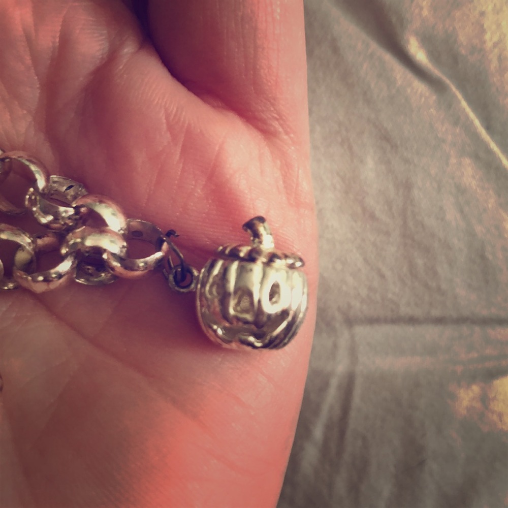 Sterling Charm Jack-o-lantern